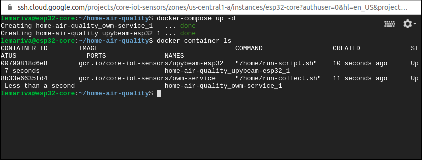 Create service account
