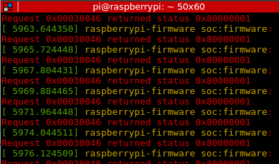 Raspberry pi zero dmesg