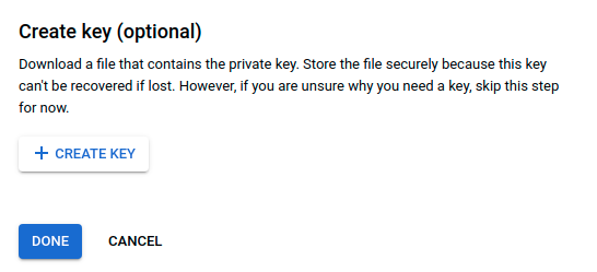 Create a private key