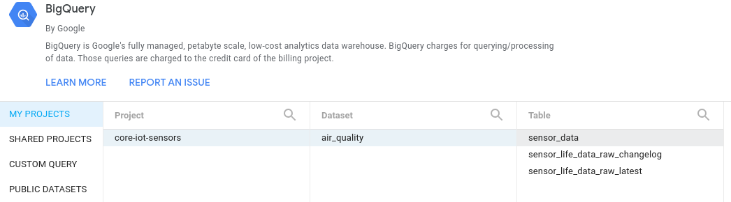 Connect Google Data Studio with BigQuery
