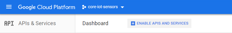 Google Cloud Platform: Enable APIs and Services
